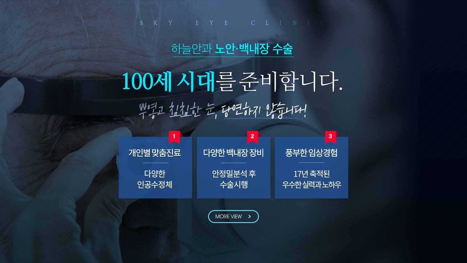 하늘안과 강남 시력교정·노안백내장 안내