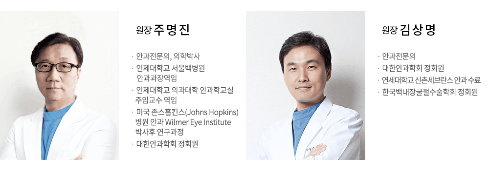 담당의료진 1:1 책임관리 - 하늘안과